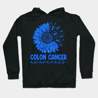 We Wear Blue Colon Cancer Awareness Hoodie